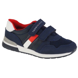 Tommy Hilfiger niske čičak tenisice Jr T1B4-30481-0732800 tamnoplava