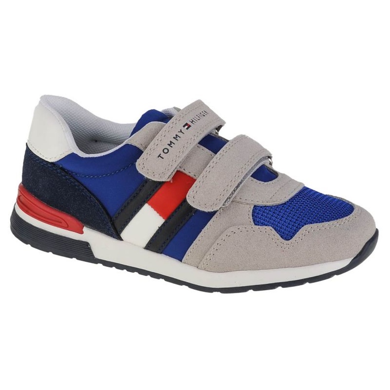 Tommy Hilfiger niske tenisice na čičak T1B4-32236-1040X602 siva