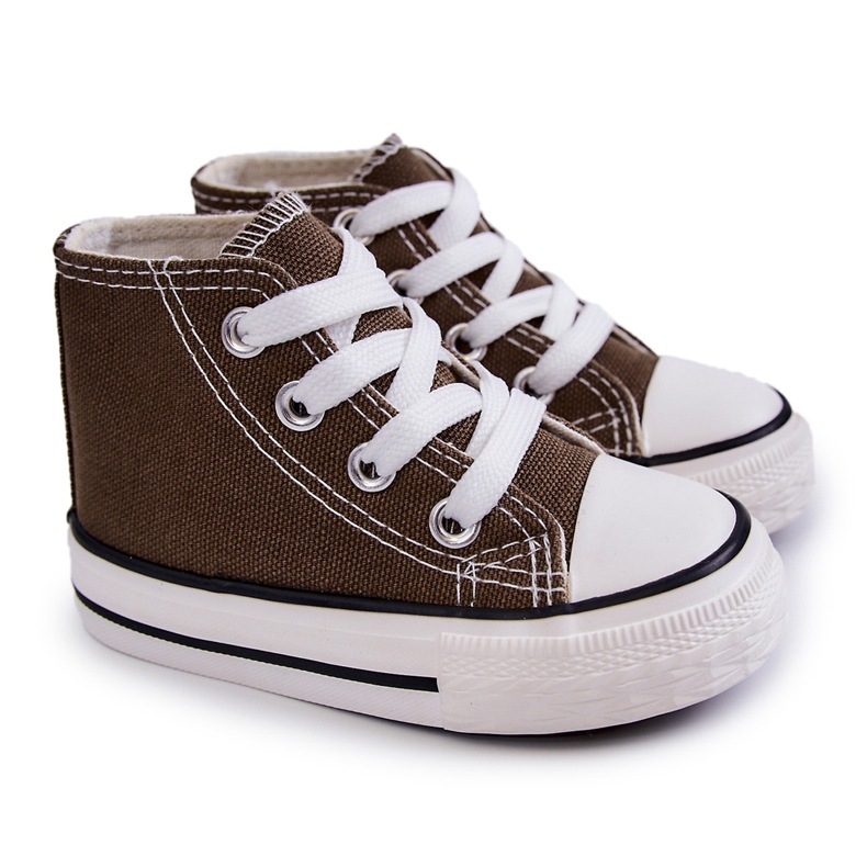 Dječje visoke tenisice Khaki Filemon zelena