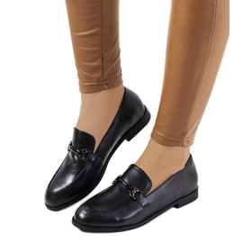 Crne ženske mokasine Genovese crna