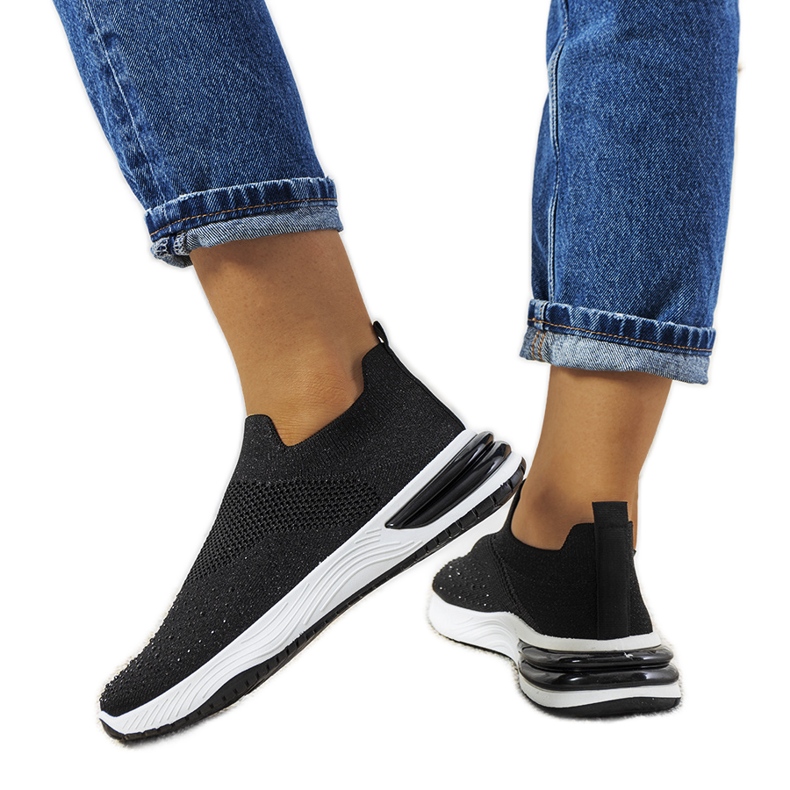 Crne sportske slip-on tenisice iz Winstona crno