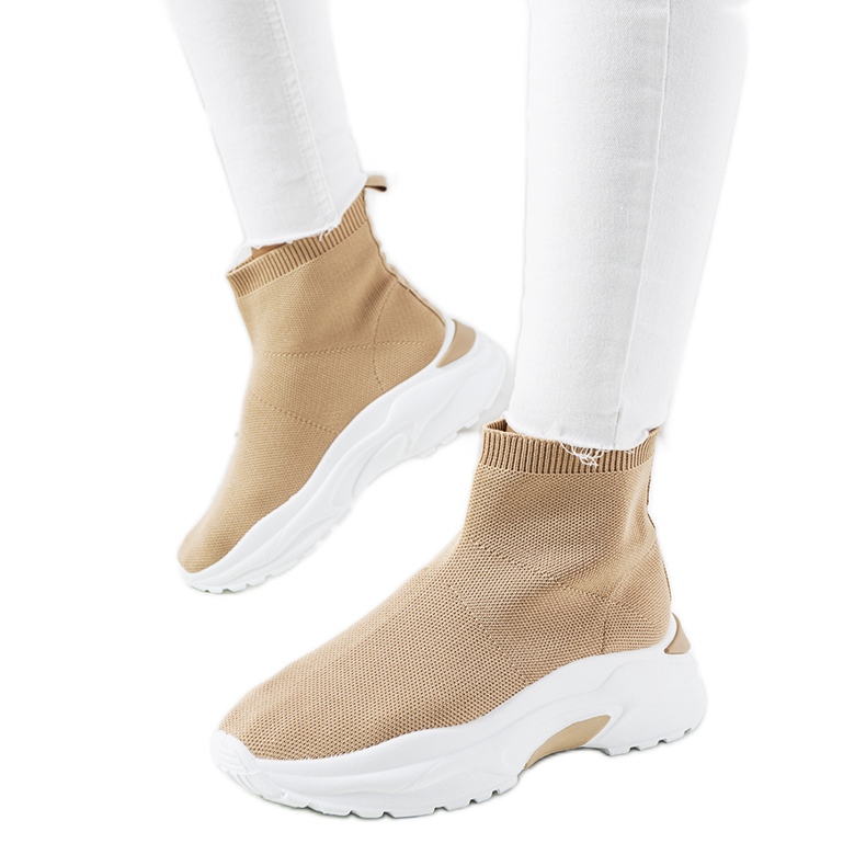 Smeđe visoke tenisice smeđa