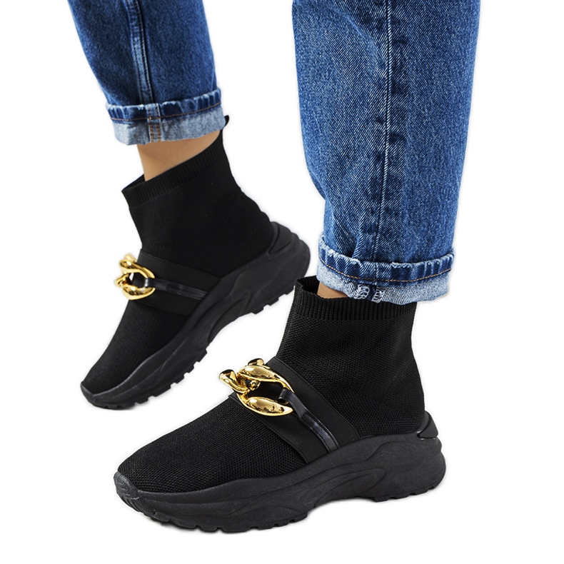 Crne visoke tenisice marke Martin crno