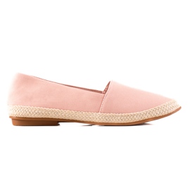 Ideal Shoes Klasične espadrile ružičasta