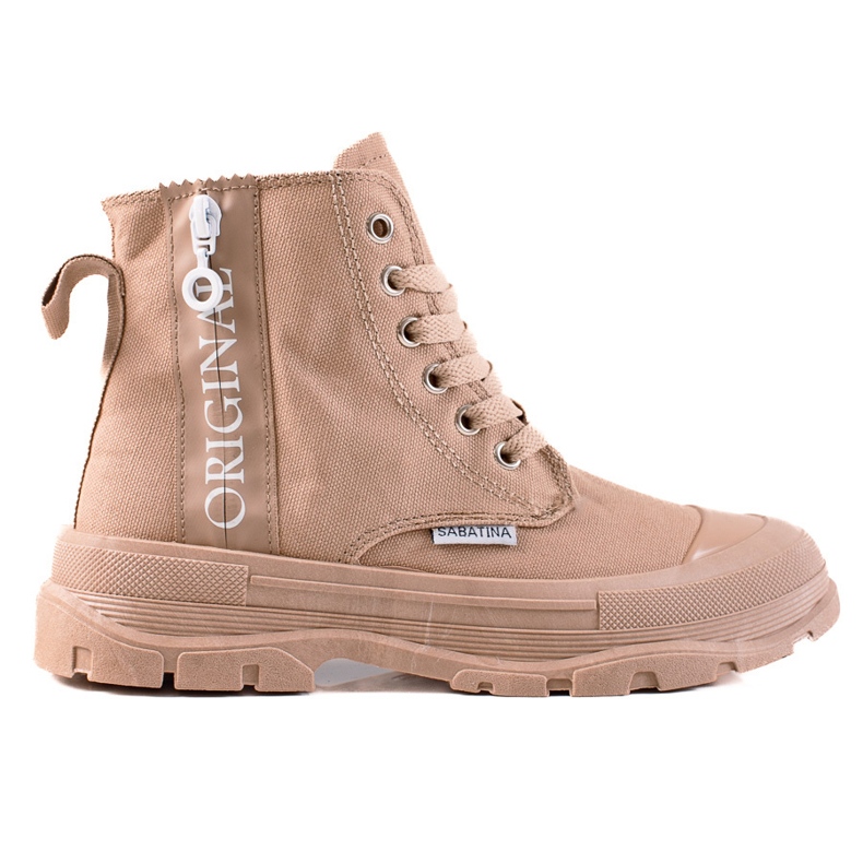 Sabatina Originalne visoke tenisice bež smeđa