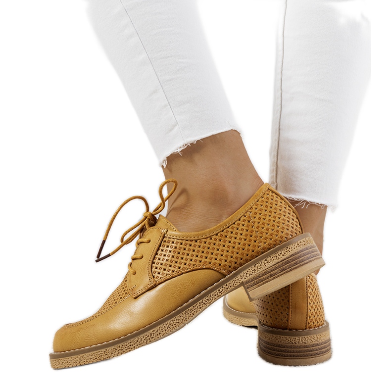 Edda smeđe ažurne oksfordice smeđa