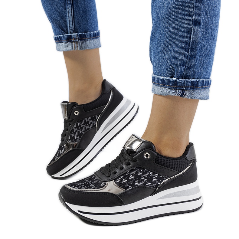 Crne Farnese tenisice crno srebro