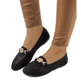 Crne mokasine s Cardoso kopčom crna