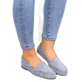 Suede mokasinke Sergio Leone W SK254F plave plava