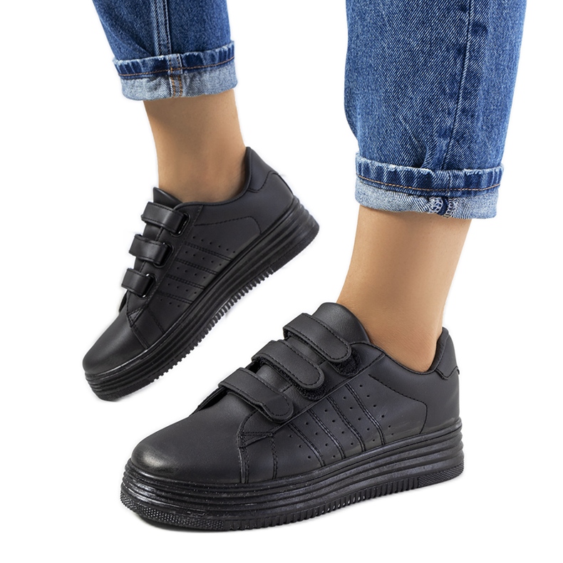 Crne tenisice na platformi Nizza crno