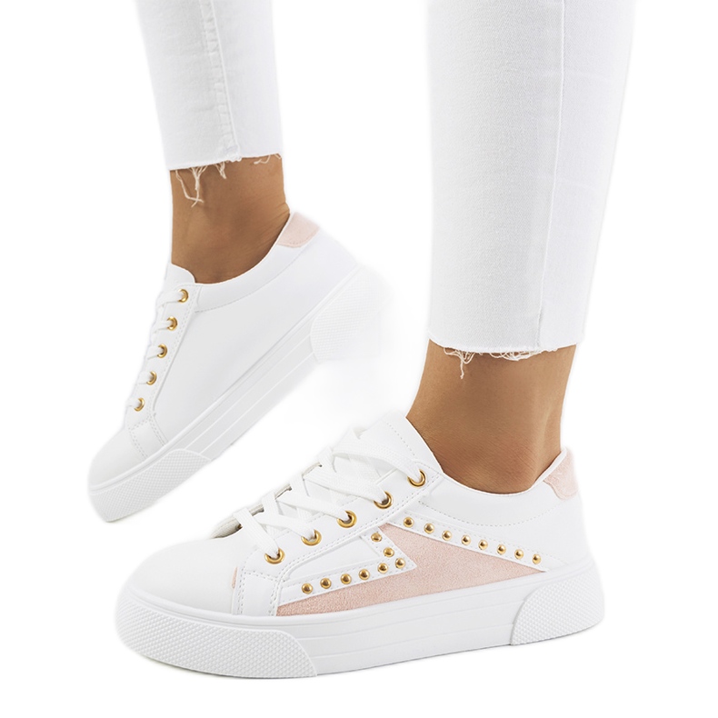 Bijele i roze tenisice iz Udinesija bijela