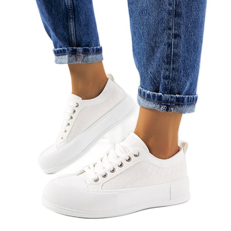 Bijele tenisice na debelom Luther potplatu bijela