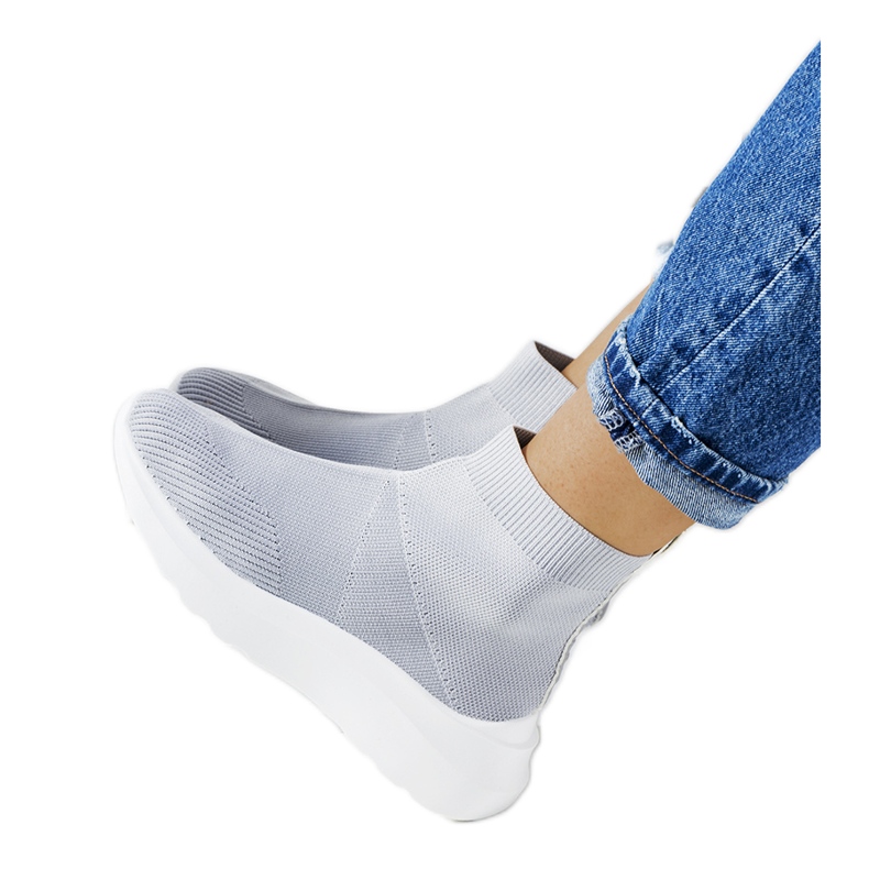 Jennifer sive visoke tenisice siva