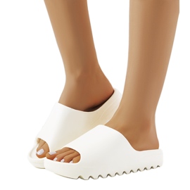 Christinia bijele gumene papuče bijela