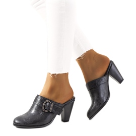 Crne Gralow visoke potpetice crna