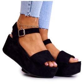 FW1 Antilop sandale na crnoj Stamford platformi crna