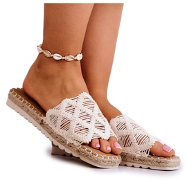 PE1 Lagane ženske bež Polly papuče