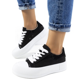 Crne tenisice na platformi Venancia crna