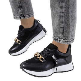 Crne tenisice sa Samininim lancem crna