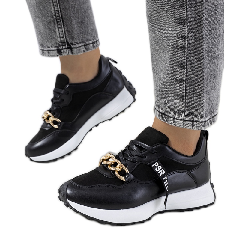 Crne tenisice sa Samininim lancem crno