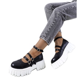 Crne cipele na traktorskom potplatu od Jonell crna