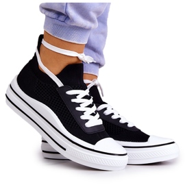 S.Barski Ženske crne tenisice Soren Socks crna