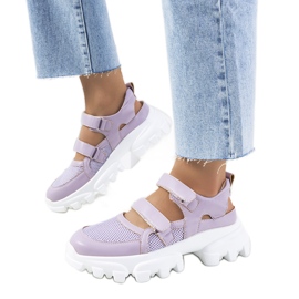 Ljubičaste tenisice s traktorskim potplatom iz Djursa ljubičasta