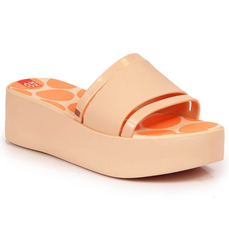 Gumene papuče na platformi Zaxy W INT1708A nude ružičasta