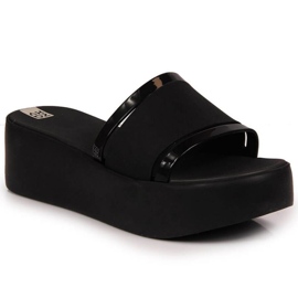 Gumene papuče na platformi Zaxy W INT1708B crne crna