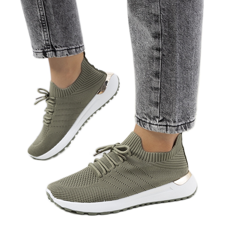 Zelene sportske tenisice Ellice kaki zelena