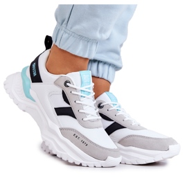 Ženske sportske cipele Big Star JJ274A412 Bijela i Crna plava