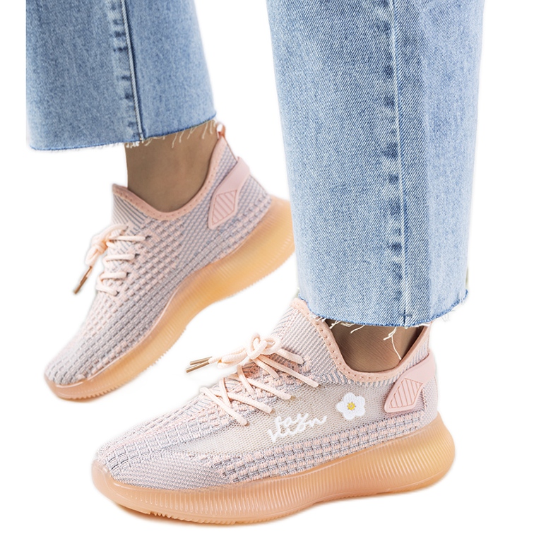 Roze ženske sportske tenisice Molema ružičasta siva