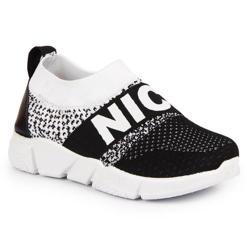 Sportske cipele čarape McKeylor Jr JAN94B crno-bijele bijela