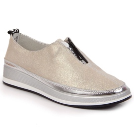 Kožne cipele T.Sokolski W SCA153B zlatne zlatni