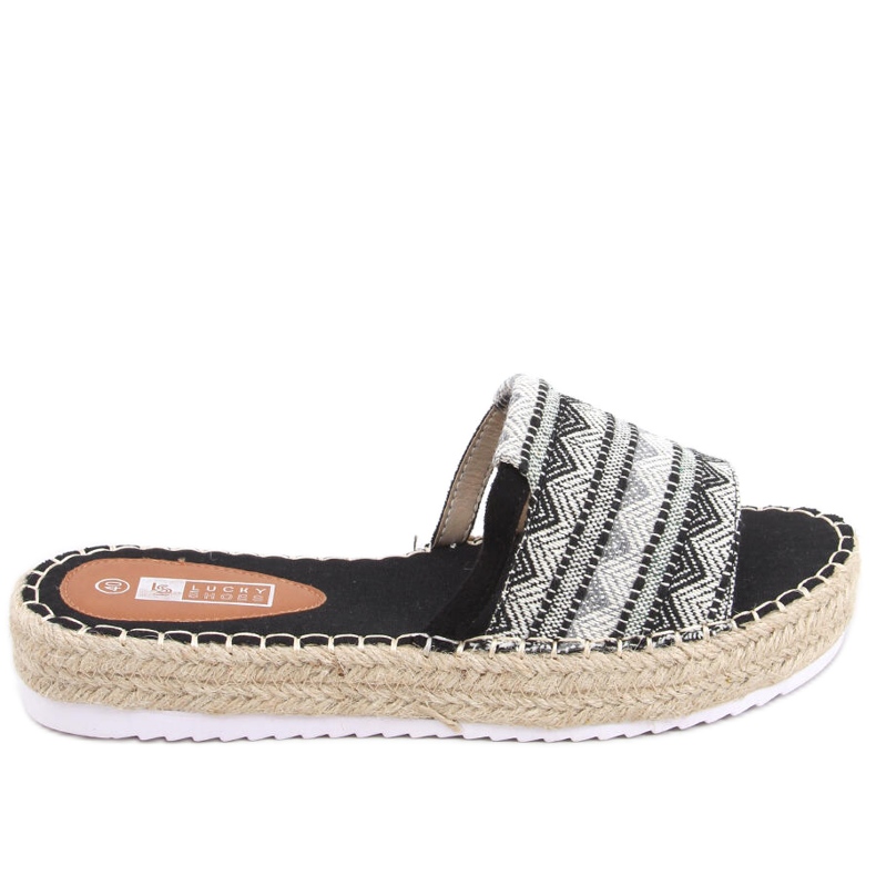PA1 Ženske espadrile Nour Black crno