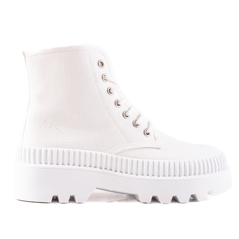 Melisa Modne tenisice na platformi bijela