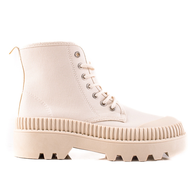 Melisa Modne tenisice na platformi bež