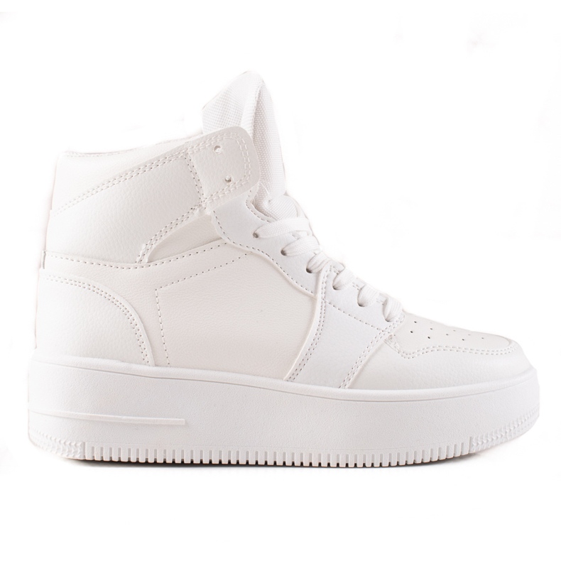 Renda Visoke tenisice na platformi bijela