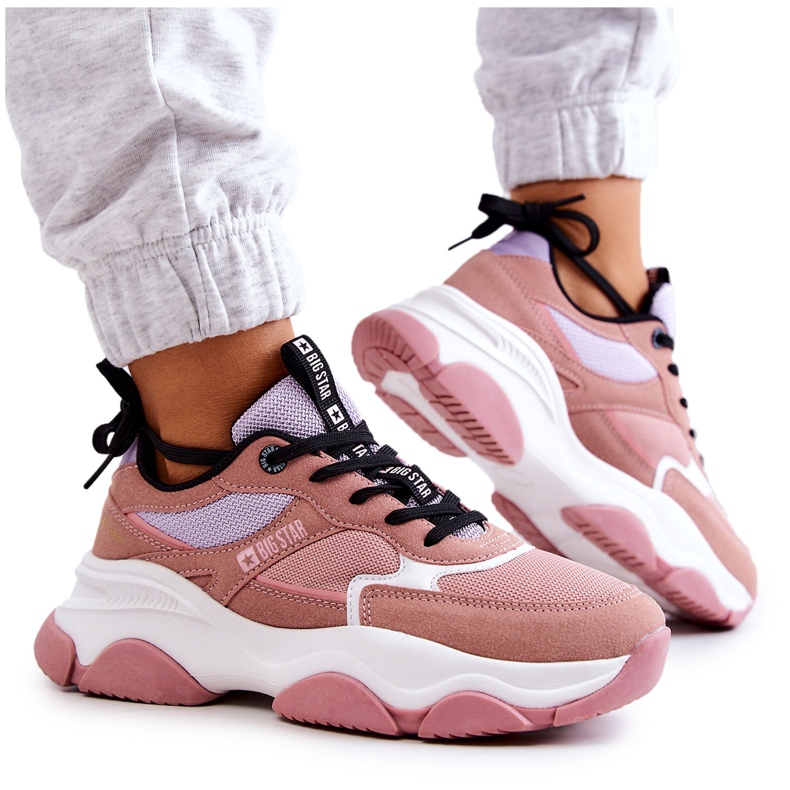 Ženske tenisice Sportske cipele Big Star JJ274577 Pink ružičasta