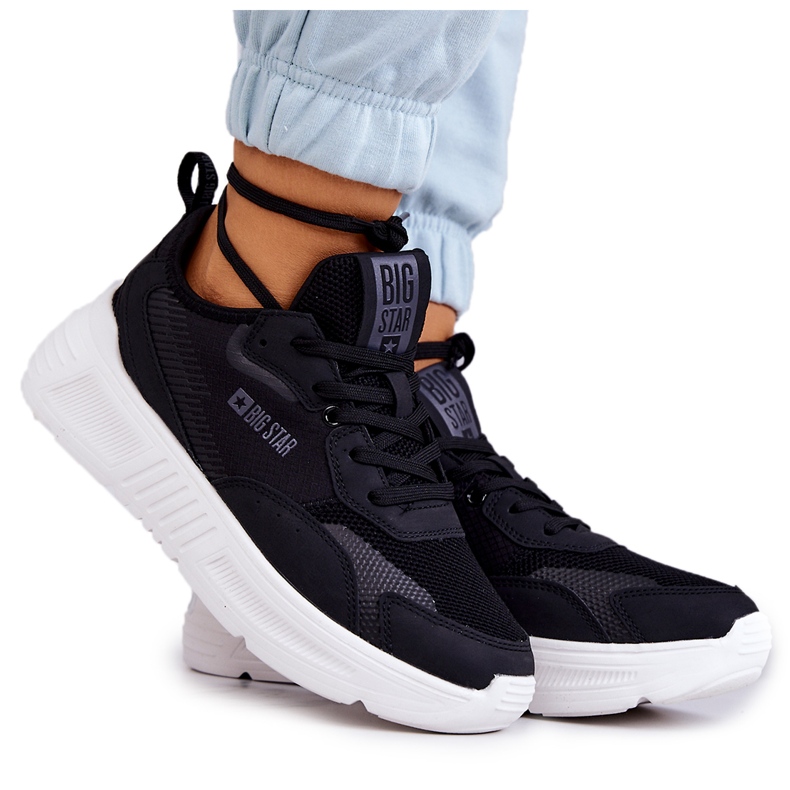 Modne tenisice Sportske cipele Big Star JJ274598 Crna crno