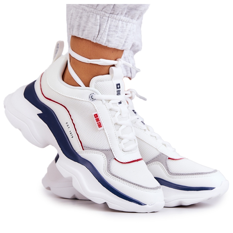 Ženske sportske cipele Big Star JJ274A116 Bijela