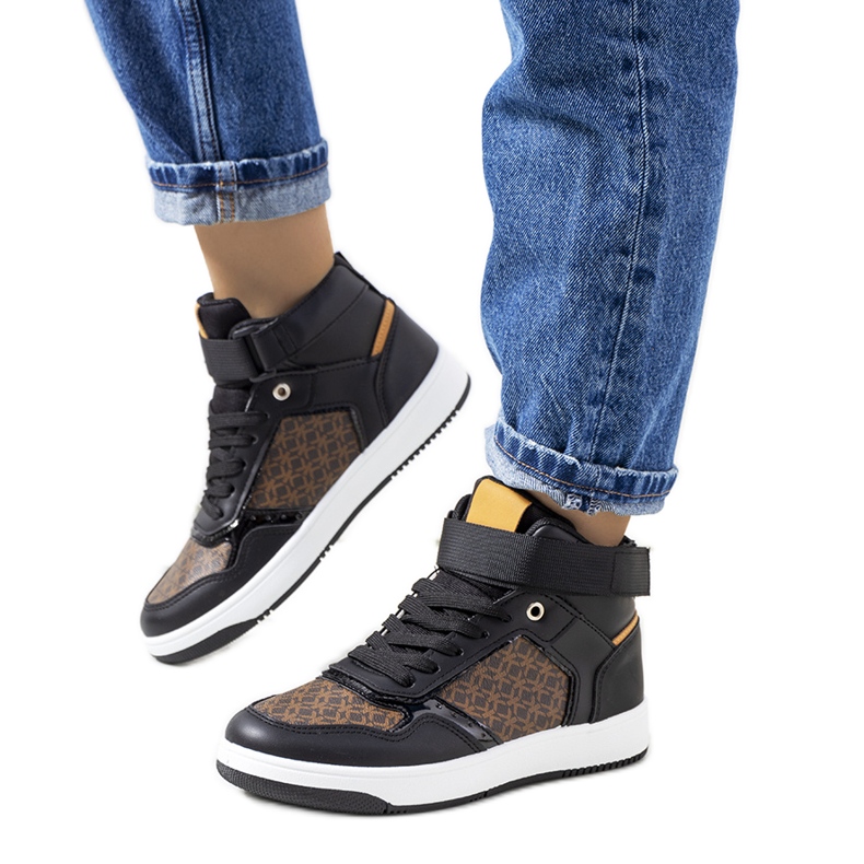 Emmers crne tenisice smeđa crno