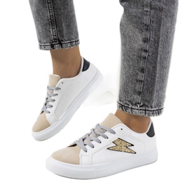 Dings bijele i bež tenisice