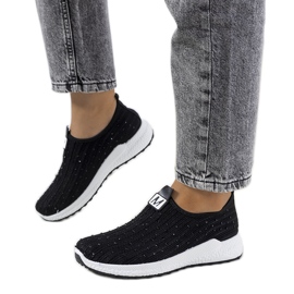 Crne tenisice sa Maasje kubičnim cirkonijem crna