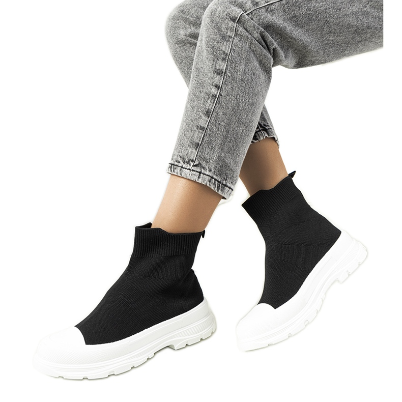 Crne tenisice za gležnjeve Mickey crno