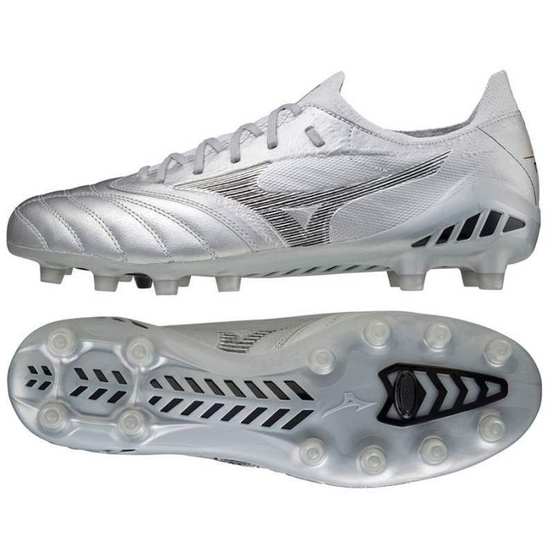 Mizuno Morelia Neo Iii ß Elite Md M P1GA219103 kopačke siva srebro