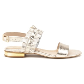 Zlatne sandale Filippo 500 zlatni