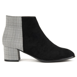 Crno-sive čizme Filippo DBT936 / 19 Bk Gr crna siva