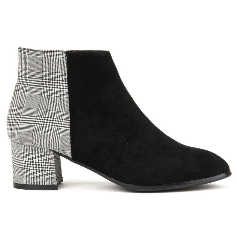 Crno-sive čizme Filippo DBT936 / 19 Bk Gr siva