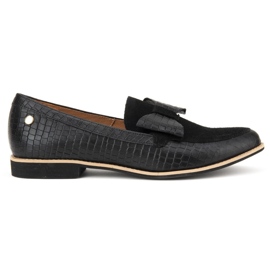 Filippo 04099-61 / 00-1 Crno krokodil cipele crna